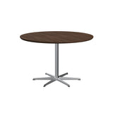 Circular Dining Table: 6 Star Base + Small - 47.2