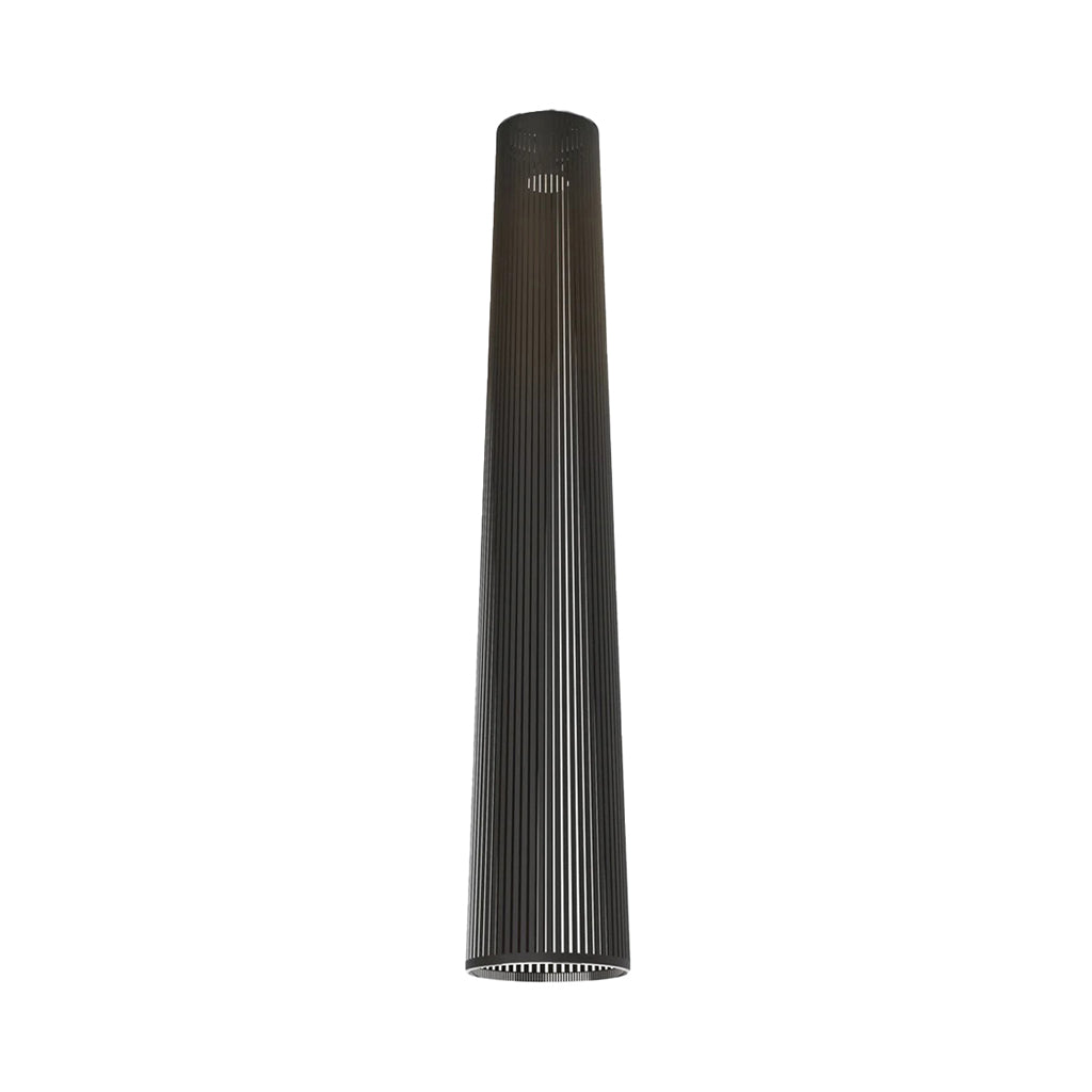 Solis Flush Lamp: High + Black