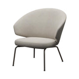 Let Lounge Chair: Steel Base + Brown Bronze