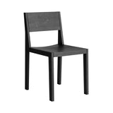 016 Maasto Dining Chair: Without Armrest + Black Pine