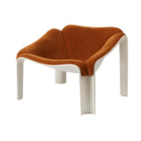 F300 Lounge Chair: Alabaster White + Alpaca Alto