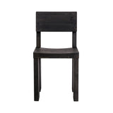 001 Dining Chair: Black Pine