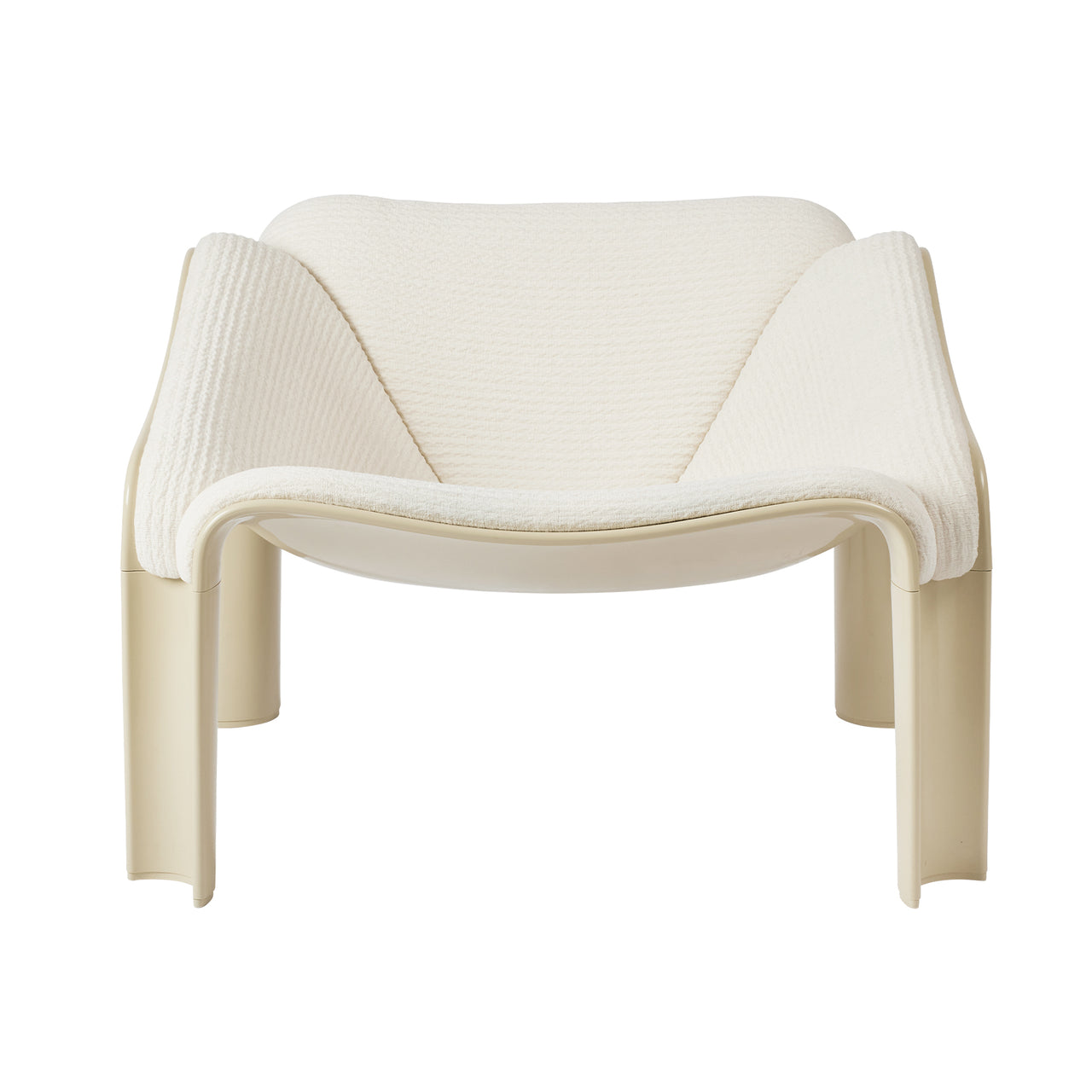F300 Lounge Chair: Alabaster White + Alberobello