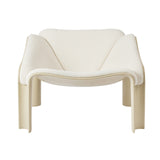 F300 Lounge Chair: Alabaster White + Alberobello