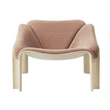 F300 Lounge Chair: Alabaster White + Belsuede FR