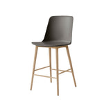 Rely Bar + Counter Highback Stool HW133 + HW128 + Counter (HW128) + Stone Grey Oak