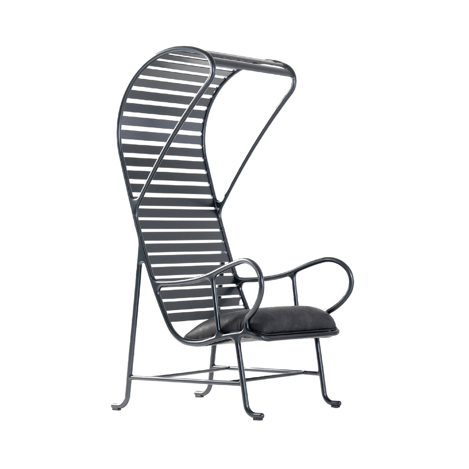 Gardenias Armchair with Pergola: Alesta Anodic Black