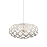 Kina Pendant Light: Medium + White + White