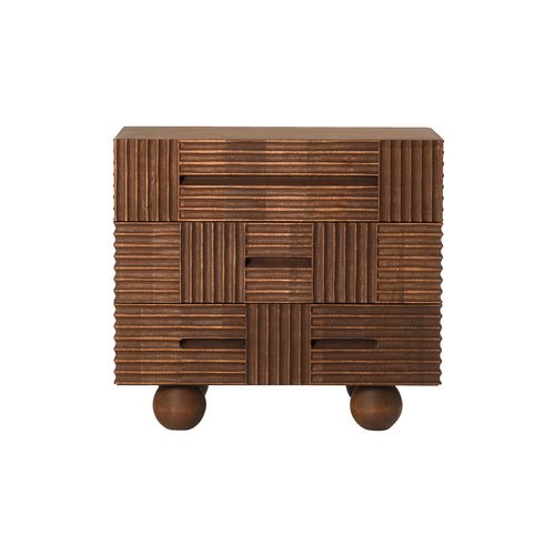 Kula Nightstand: Oiled Walnut