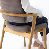 Seoto-EX High Semi-Armchair: Seat + Back Upholstered