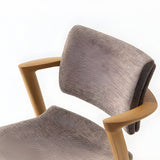 Seoto-EX High Semi-Armchair: Seat + Back Upholstered