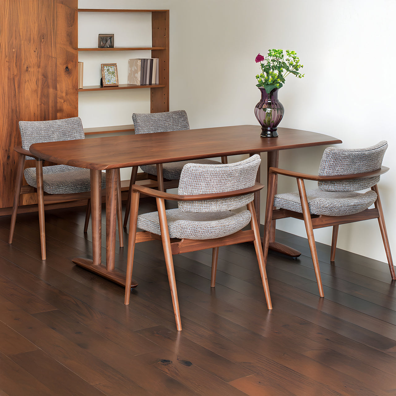 Seoto-EX Armchair: Seat + Back Upholstered