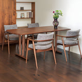 Seoto-EX Armchair: Seat + Back Upholstered