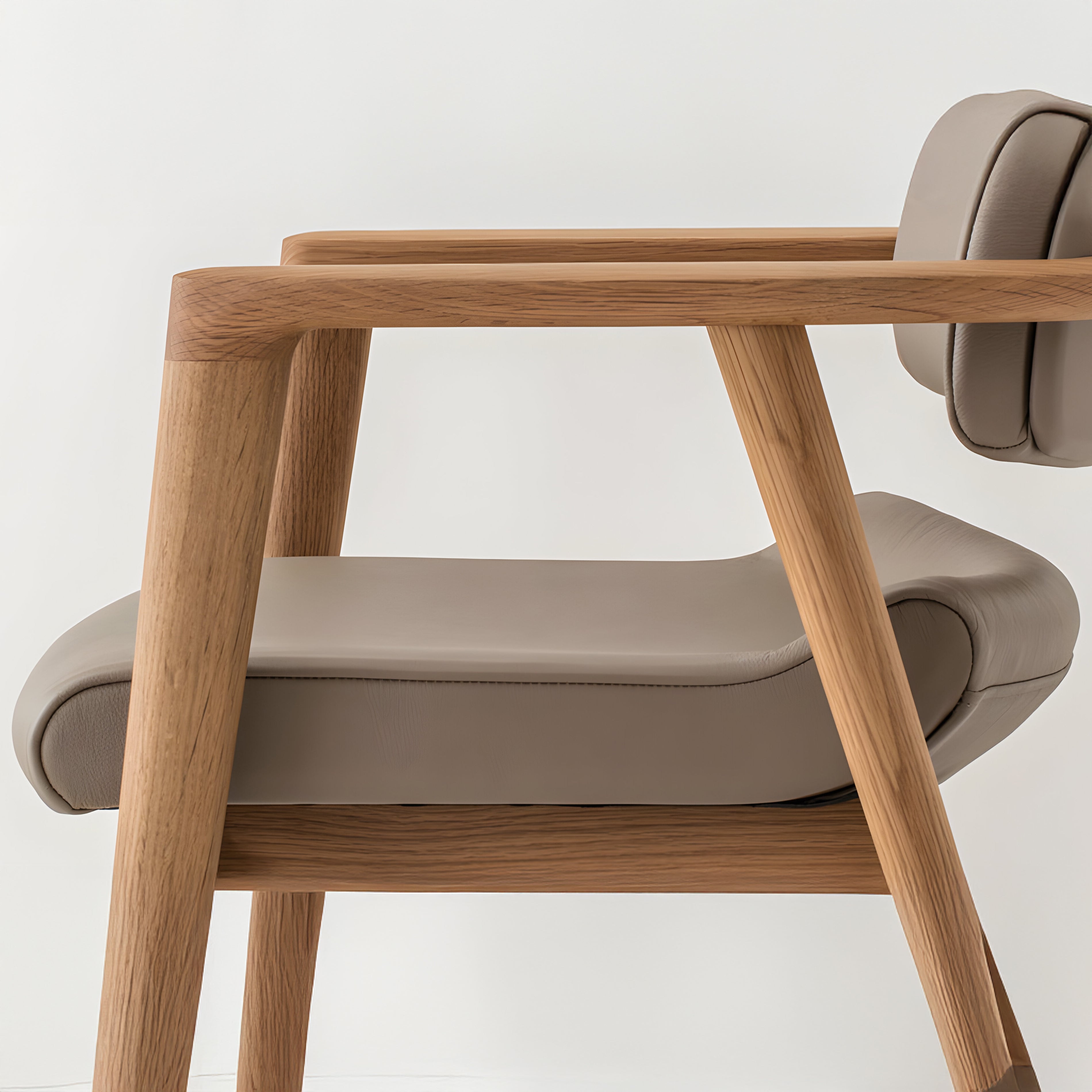 Seoto-EX High Armchair: Seat + Back Upholstered