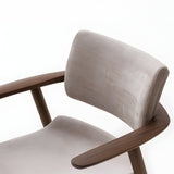 Seoto-EX High Armchair: Seat + Back Upholstered