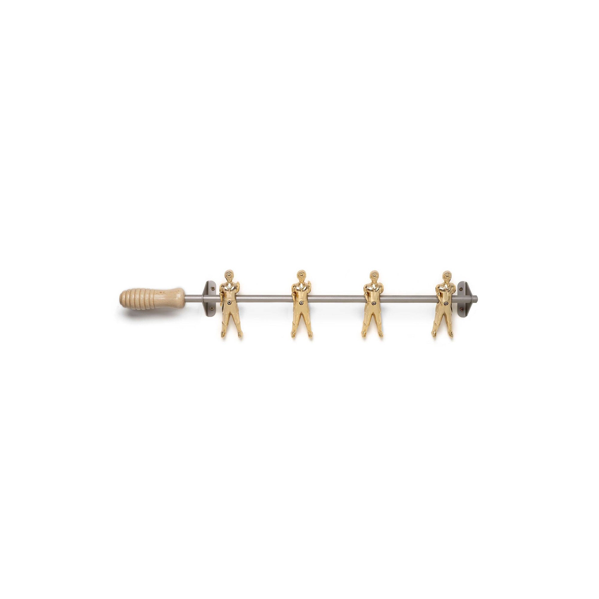 Wall Champions Coat Rack: Line of 4 - Gold