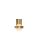 Loop Single Pendant: Sphere IV + Gold