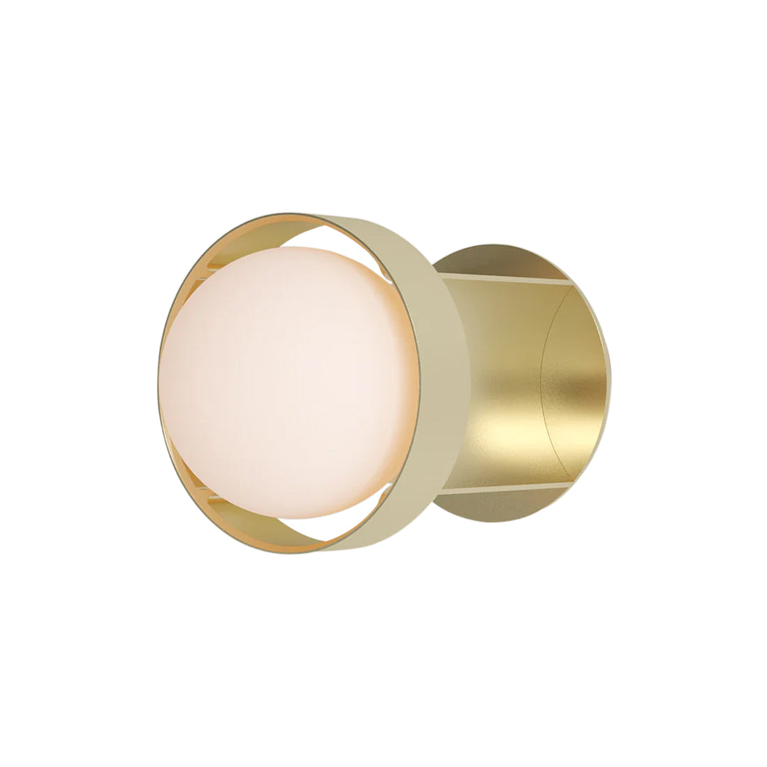 Loop Wall Light: Sphere III + Gold