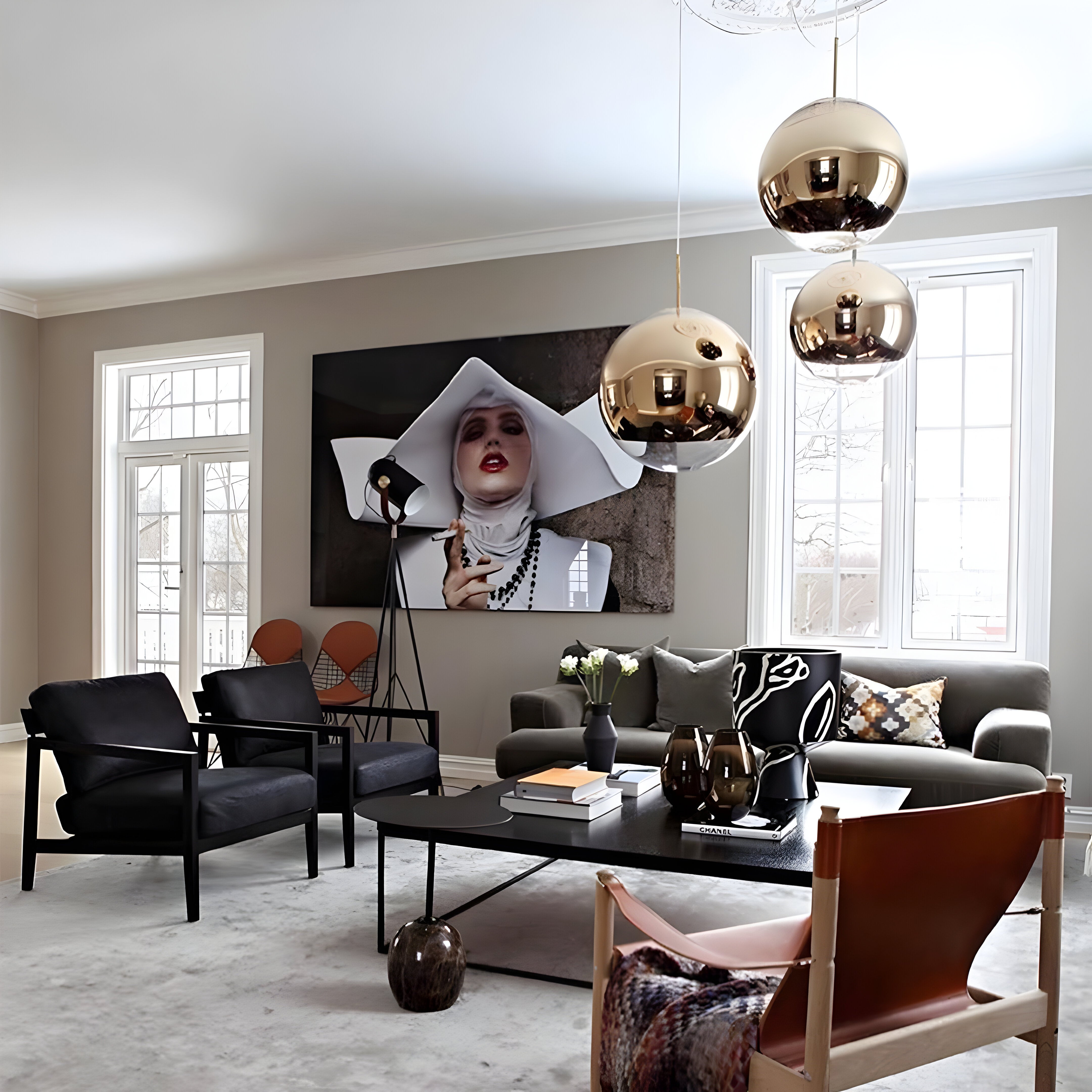 Mirror Ball Round Pendant System