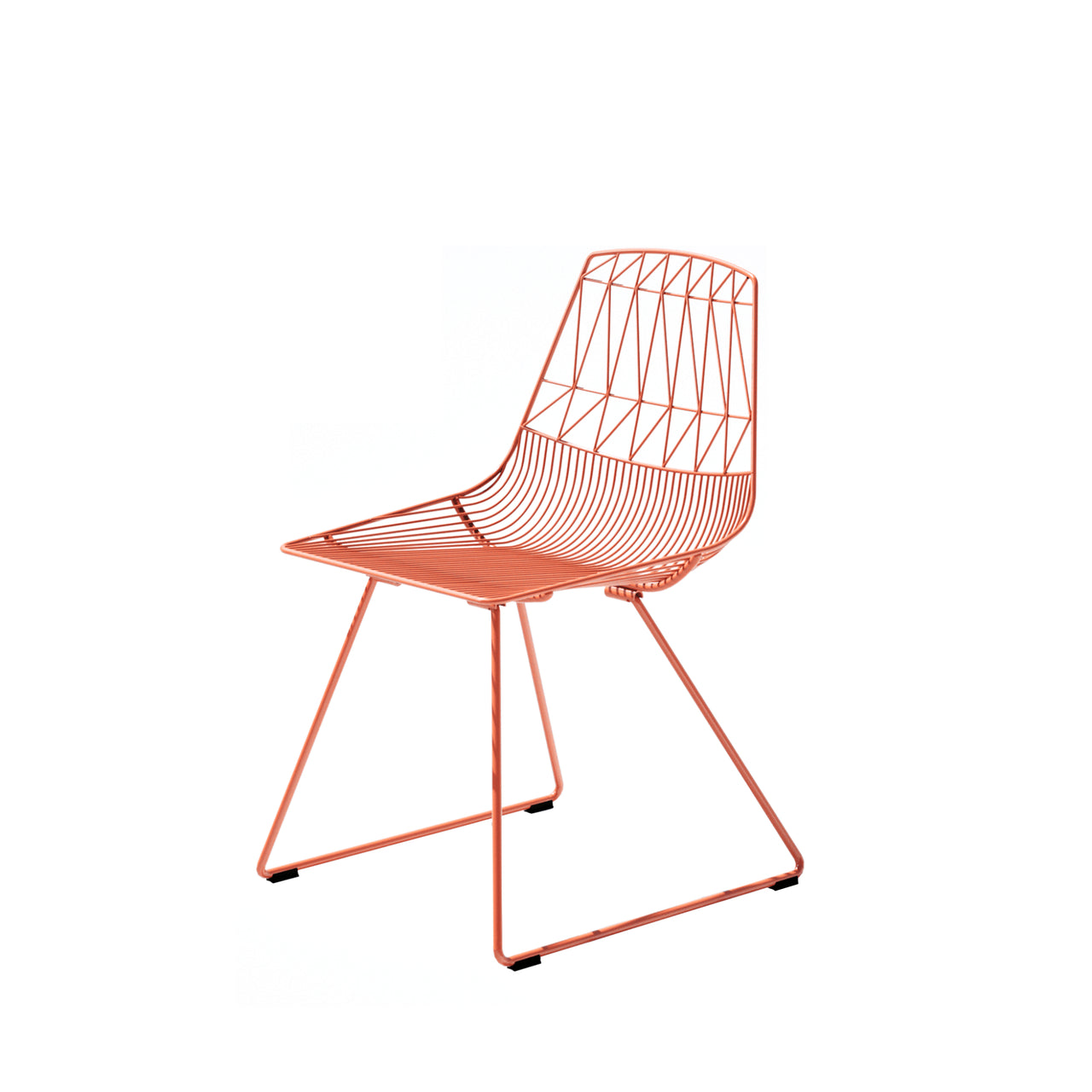 Lucy Chair: Color + Terracotta + Without Seat Pad