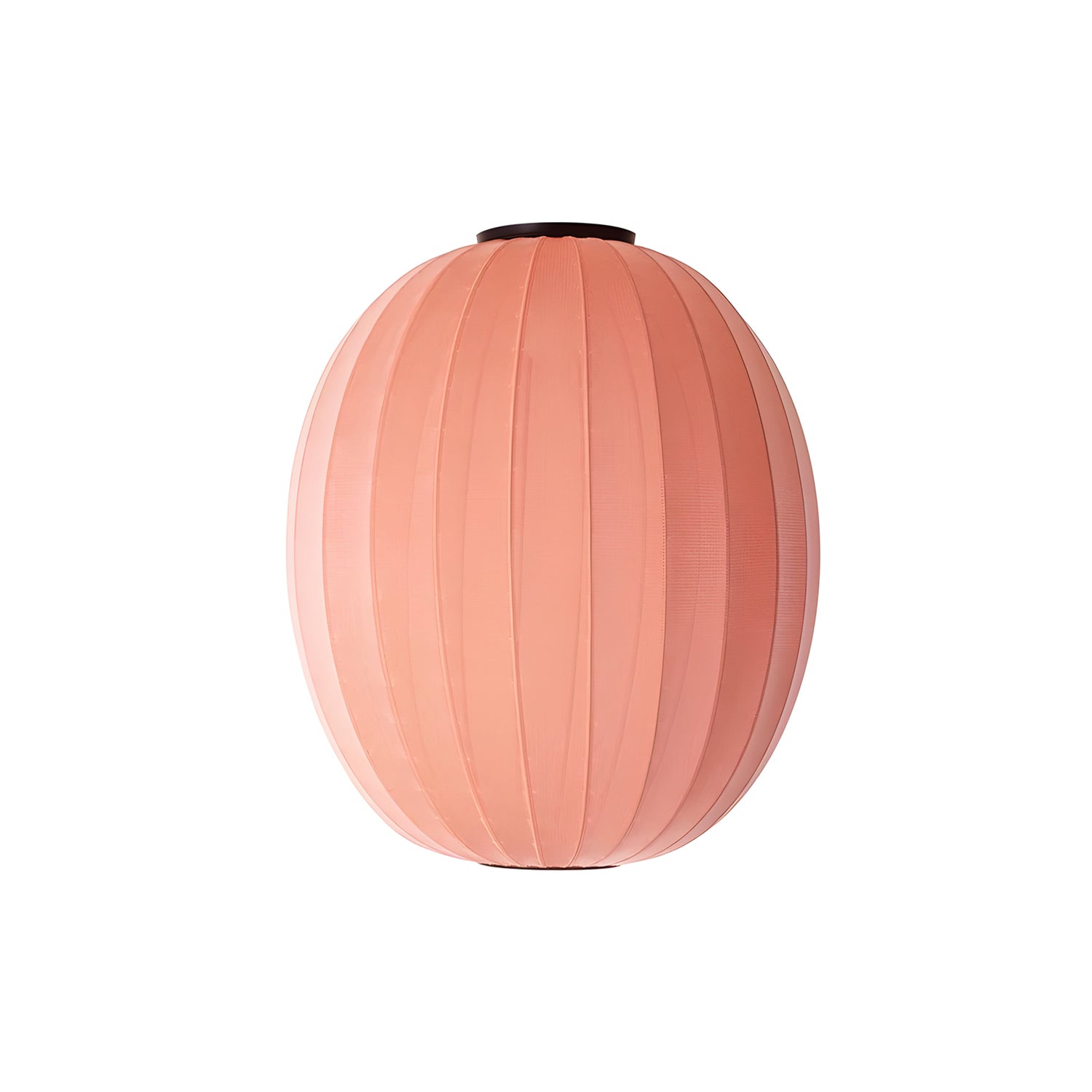 Knit-Wit High Oval Ceiling Lamp: Coral