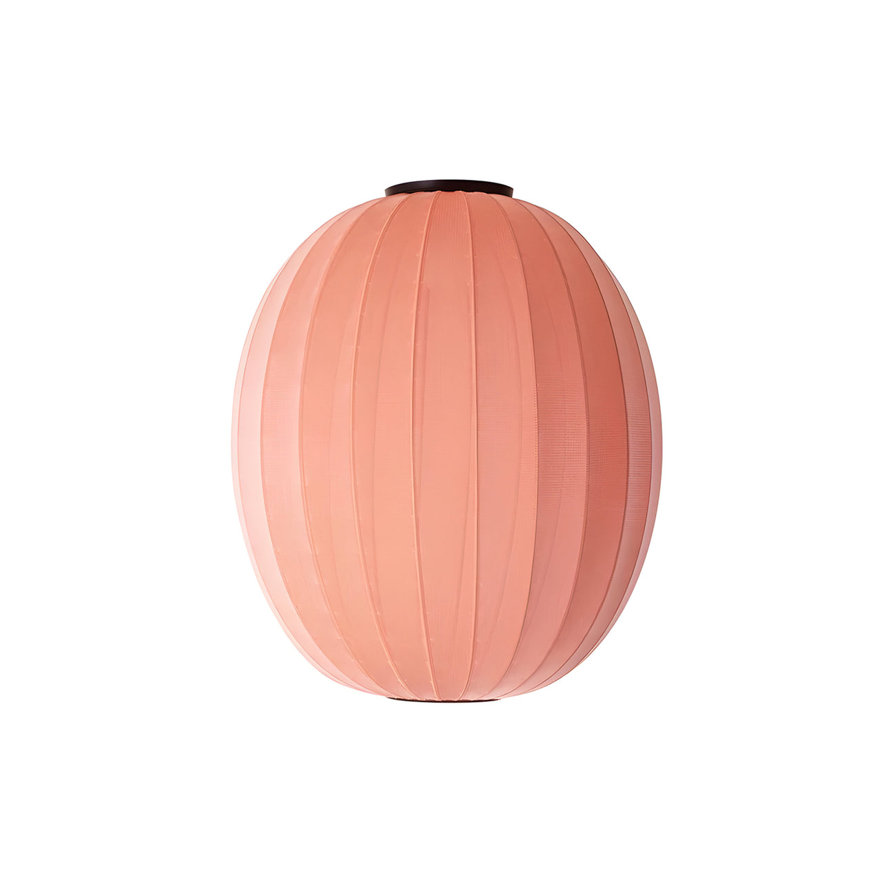 Knit-Wit High Oval Ceiling Lamp: Coral