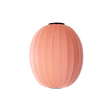 Knit-Wit High Oval Ceiling Lamp: Coral