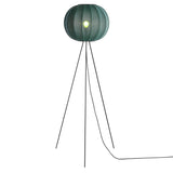 Knit-Wit Floor Lamp: High + Round 45 + Seagrass