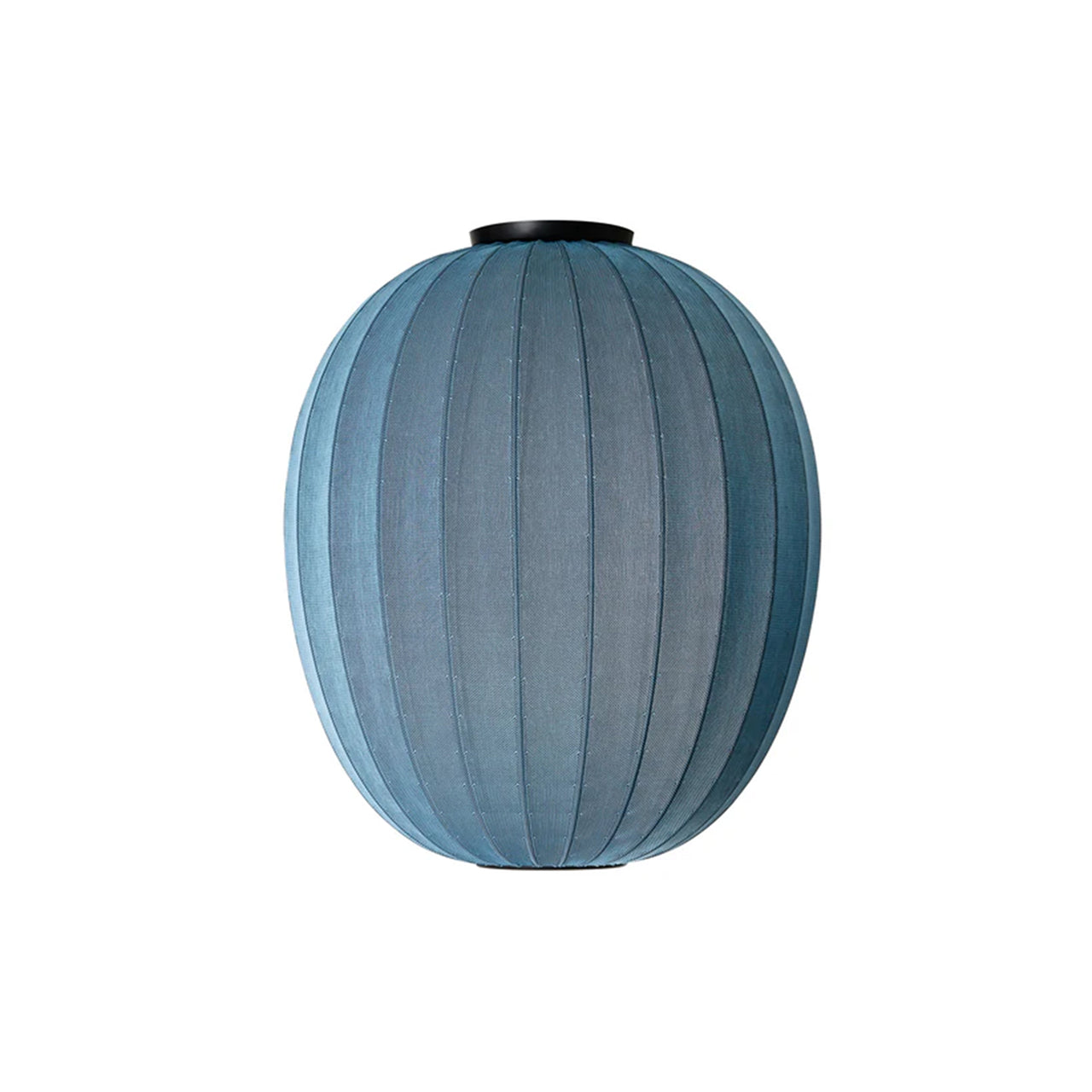 Knit-Wit High Oval Ceiling Lamp: Blue Stone