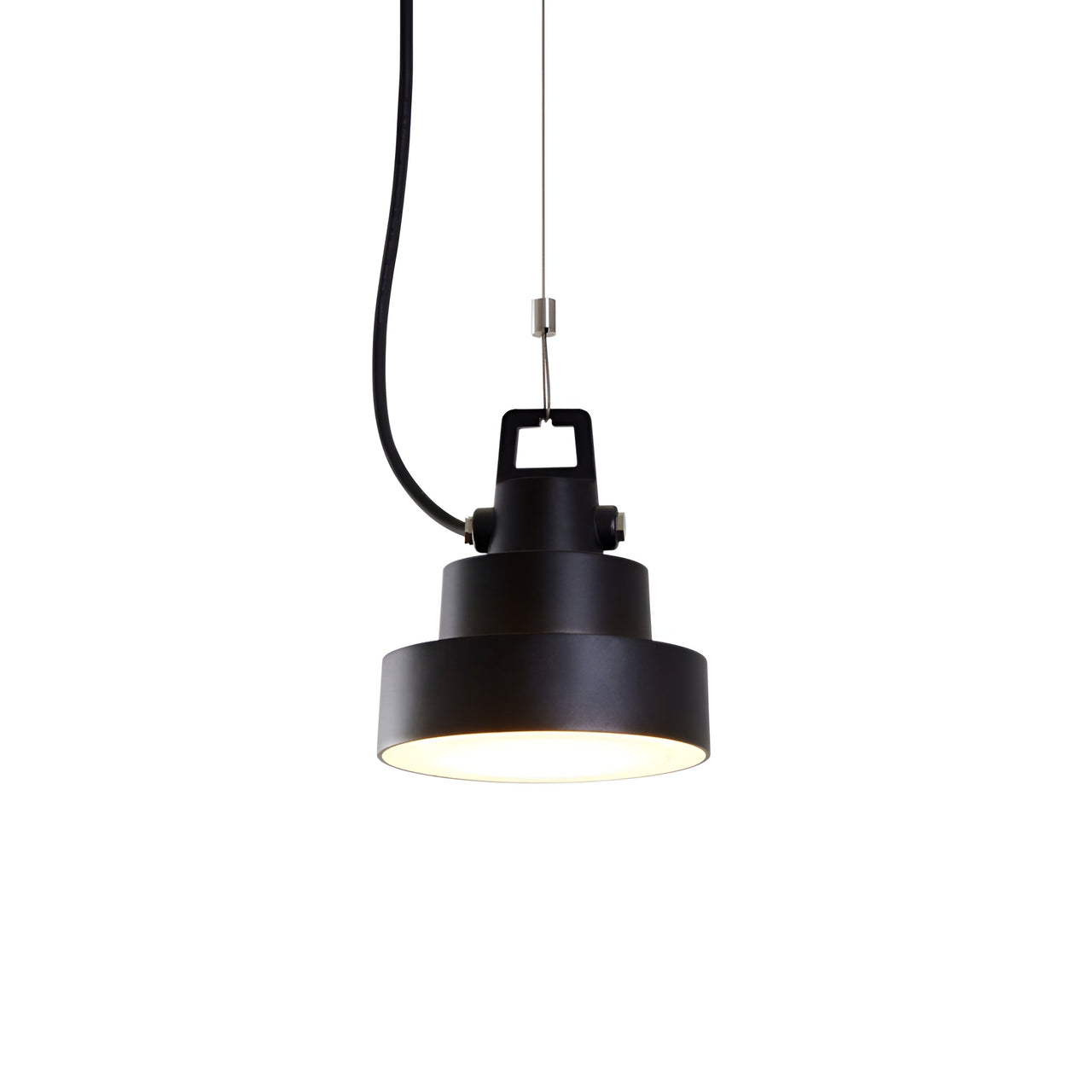 Plaff-On! Pendant with Canopy : Black