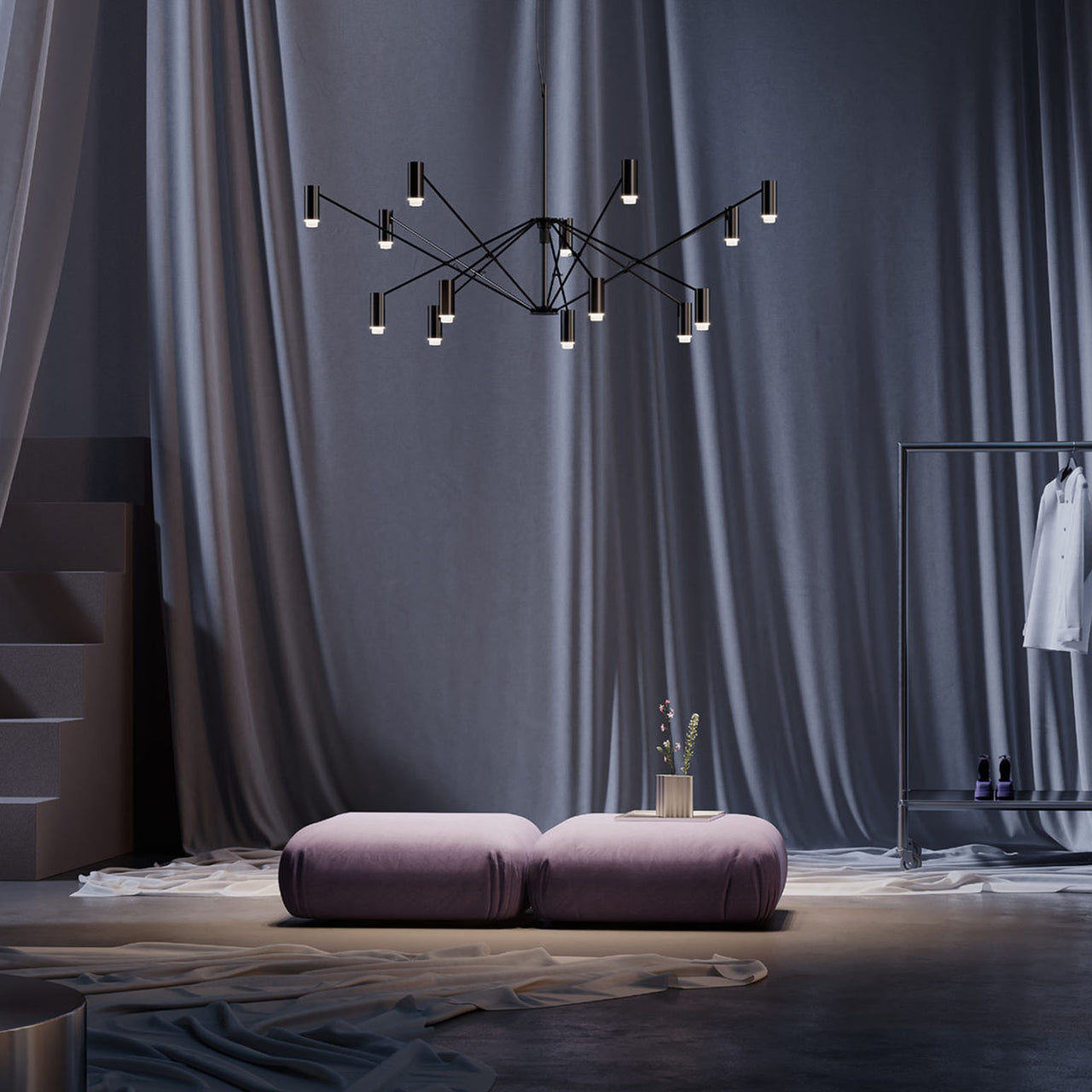 The W Pendant Light