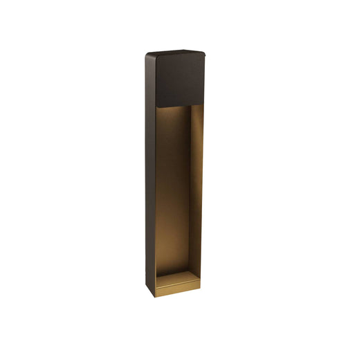 Lab B Outdoor Bollard: Brown