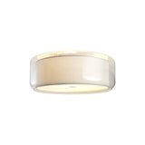 Mercer Ceiling Light: Pearl White