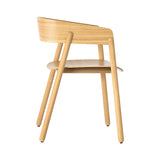 Mava Armchair: Super-Matt Oak