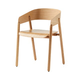 Mava Armchair: Super-Matt Oak