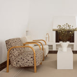 Arch Lounge Chair: Upholstered