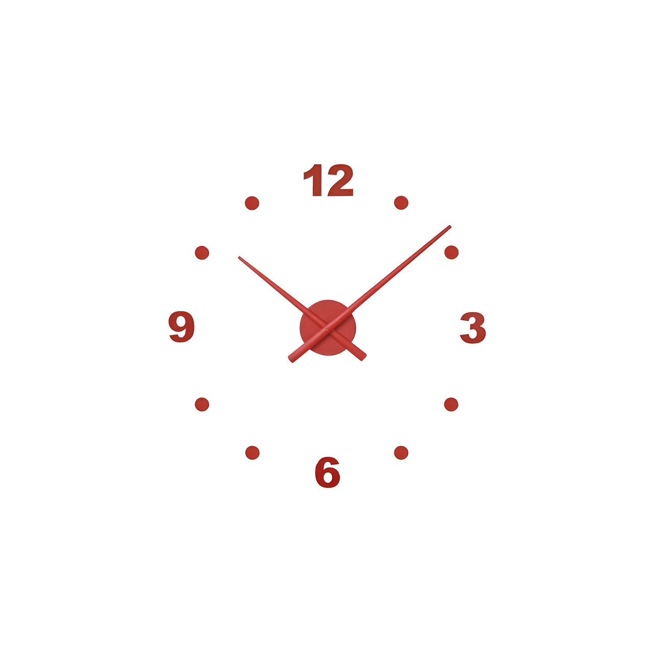 Oj Numbers Wall Clock: Mini - 20.5