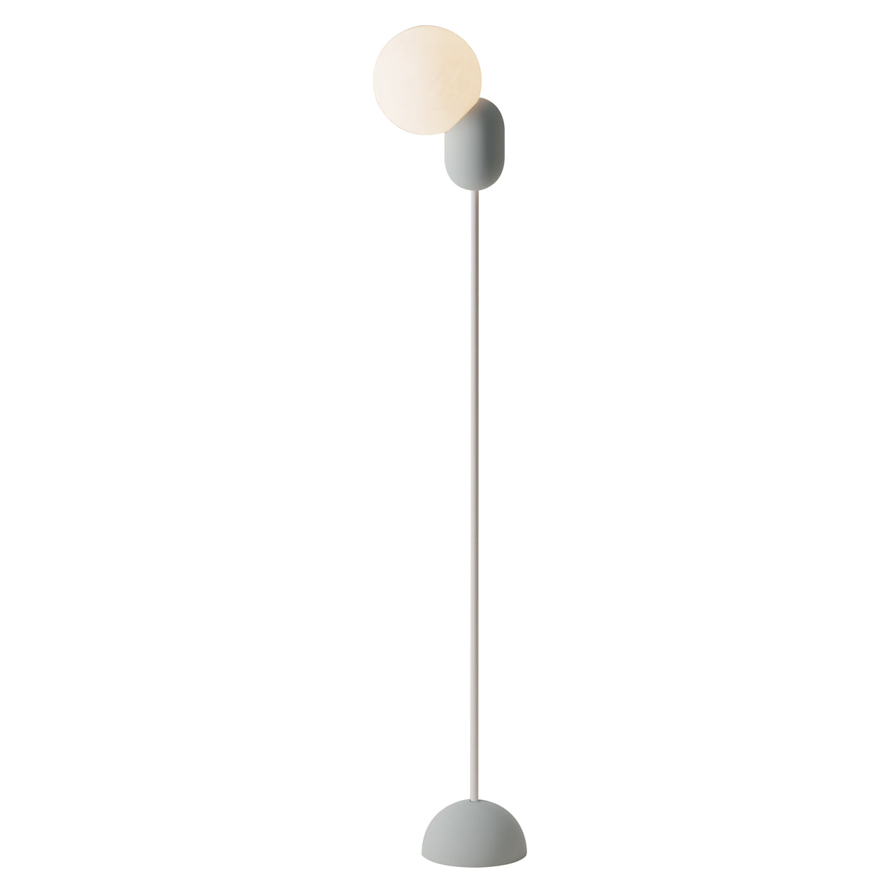 Cantilever Floor Light: Mist + White