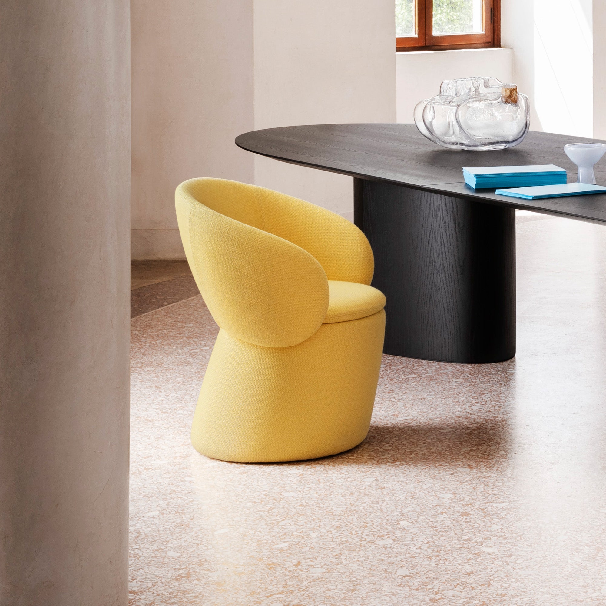 Nebula Monaca Chair: Fully Upholstered