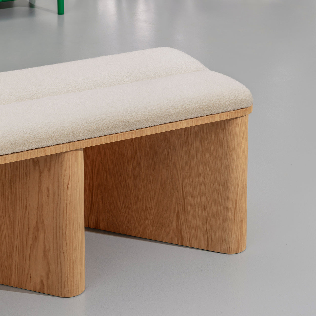 Nami Large Bench: Upholstered