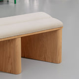Nami Large Bench: Upholstered