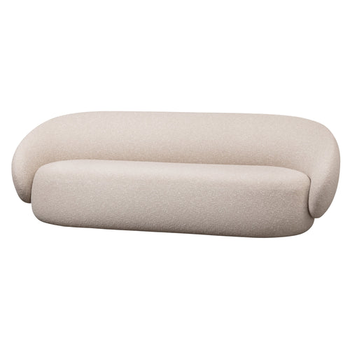 Nebulone Sofa + Pouf: Upholstered