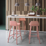 Nerd Bar + Counter Stool: Steel Footrest + LS