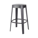 Ombra Bar + Counter Stool: Stacking + Bar + Jet Black