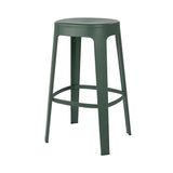 Ombra Bar + Counter Stool: Stacking + Bar + Nordic Green