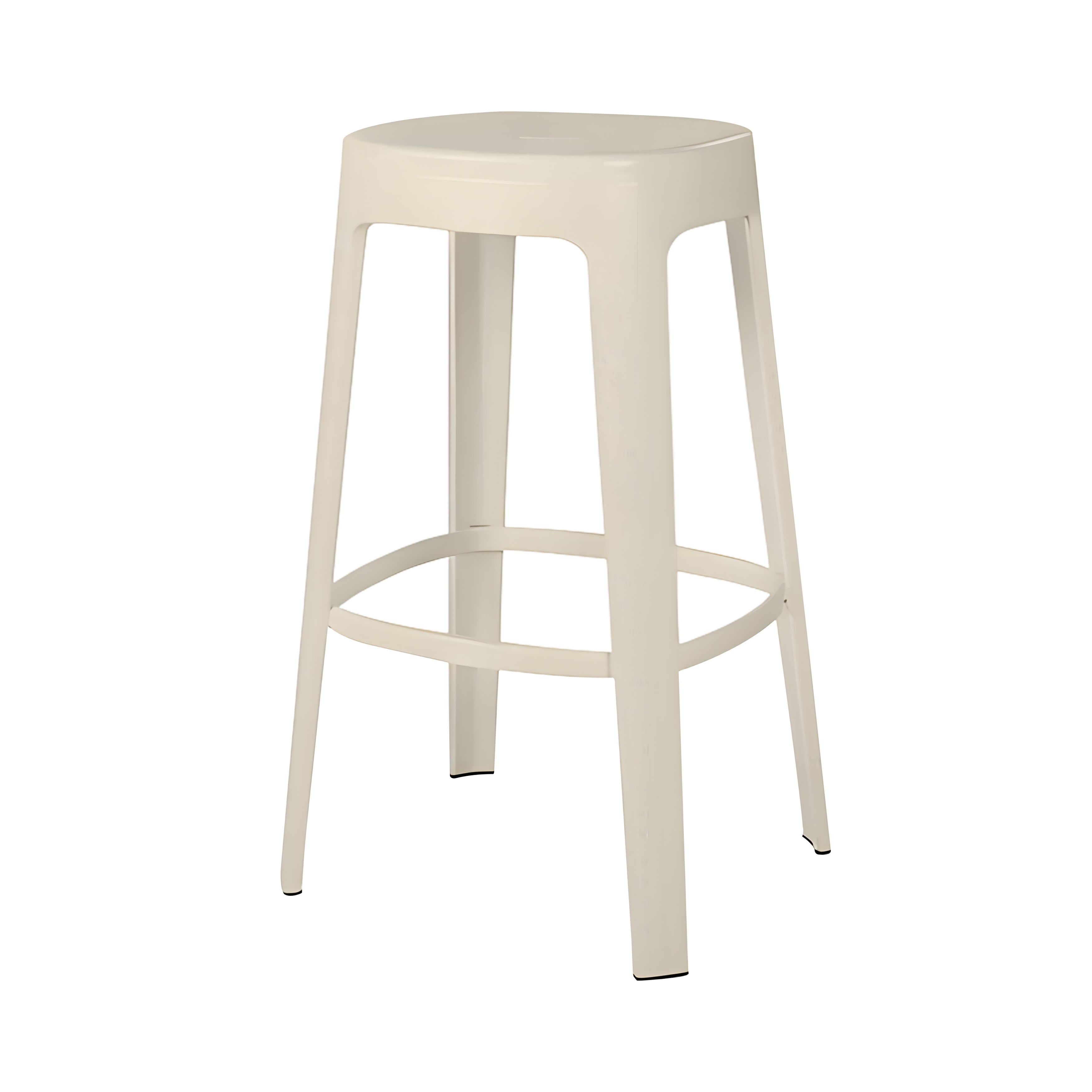 Ombra Bar + Counter Stool: Stacking + Bar + Silk Grey
