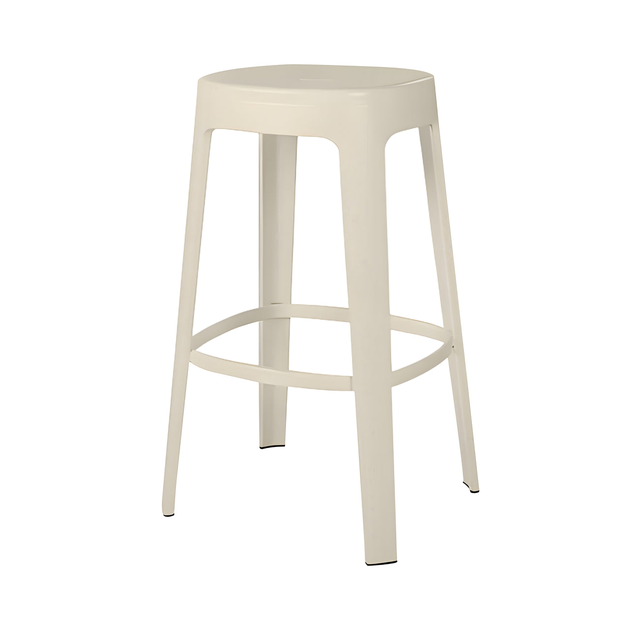 Ombra Bar + Counter Stool: Stacking + Bar + Silk Grey