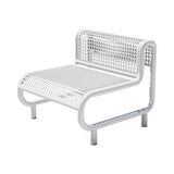 Tube Lounge Chair: Outdoor + White