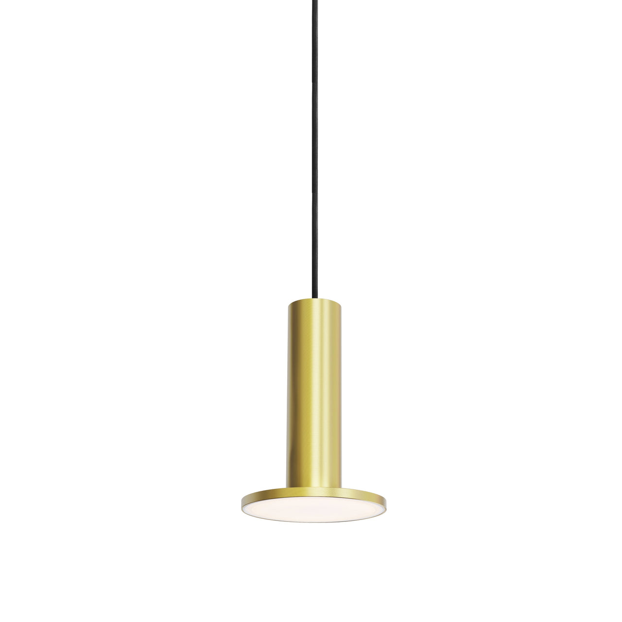 Cielo Plus Pendant: Anodized Brass + Black