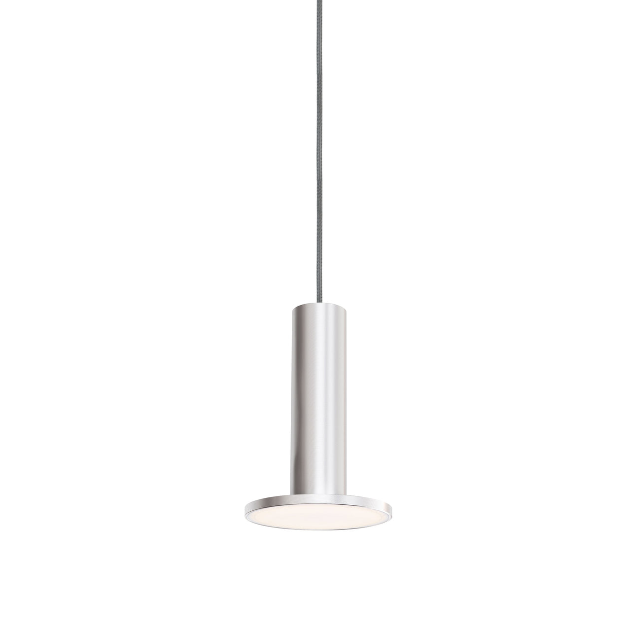 Cielo Plus Pendant: Anodized Silver + Grey